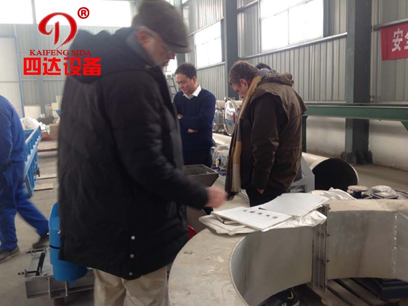 法國100噸木薯淀粉加工生產(chǎn)成套設備客戶回訪四達